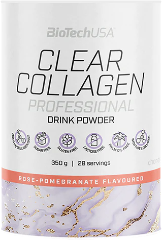 BioTech USA Clear Collagen 308 G Strawberry-cranberry