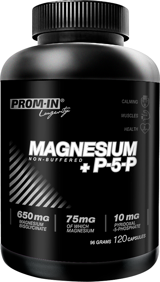 Prom-In Magnesium + P5P 120 Capsules