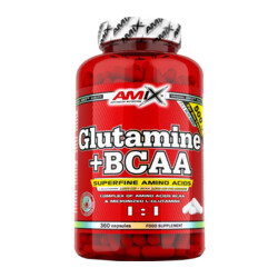 Amix Glutamine + BCAA 360 κάψουλες