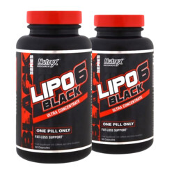 Nutrex 2x Lipo 6 Black Ultra Concentrate 60 caps