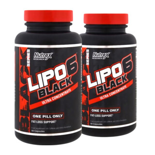 Nutrex 2x Lipo 6 Black Ultra Concentrate 60 caps