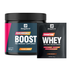 BodyWorld Boost 300 g + Quantum Whey 30 g FREE