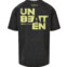 BodyWorld Men's T-shirt Unbeaten Acid Washed Heavy Oversize musta