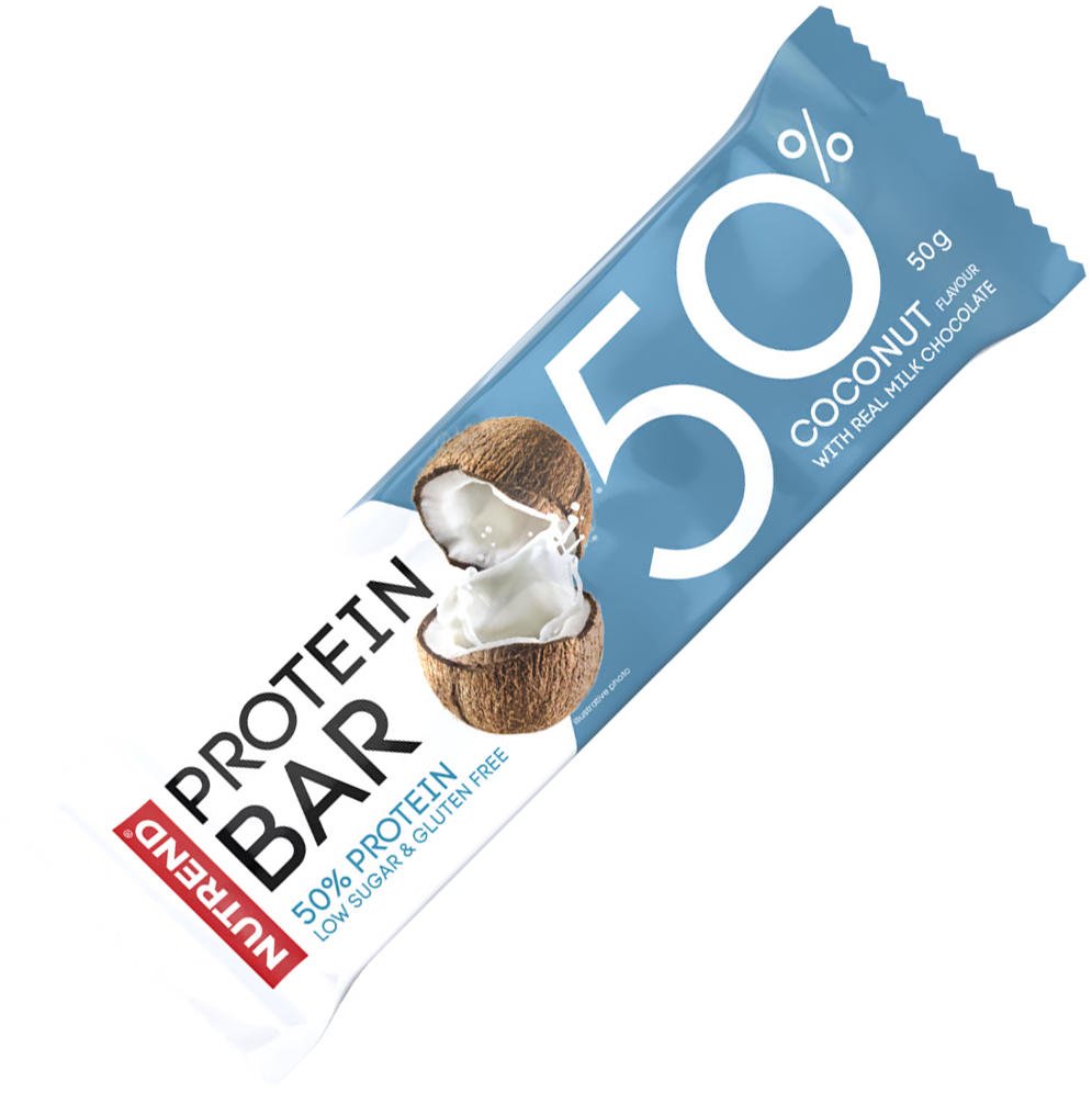 Nutrend Protein Bar 50 50 G Coconut