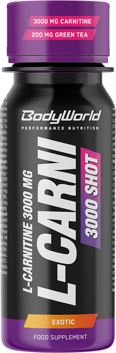 BodyWorld L-Carnitine 3000 Shot 80 Ml Strawberry