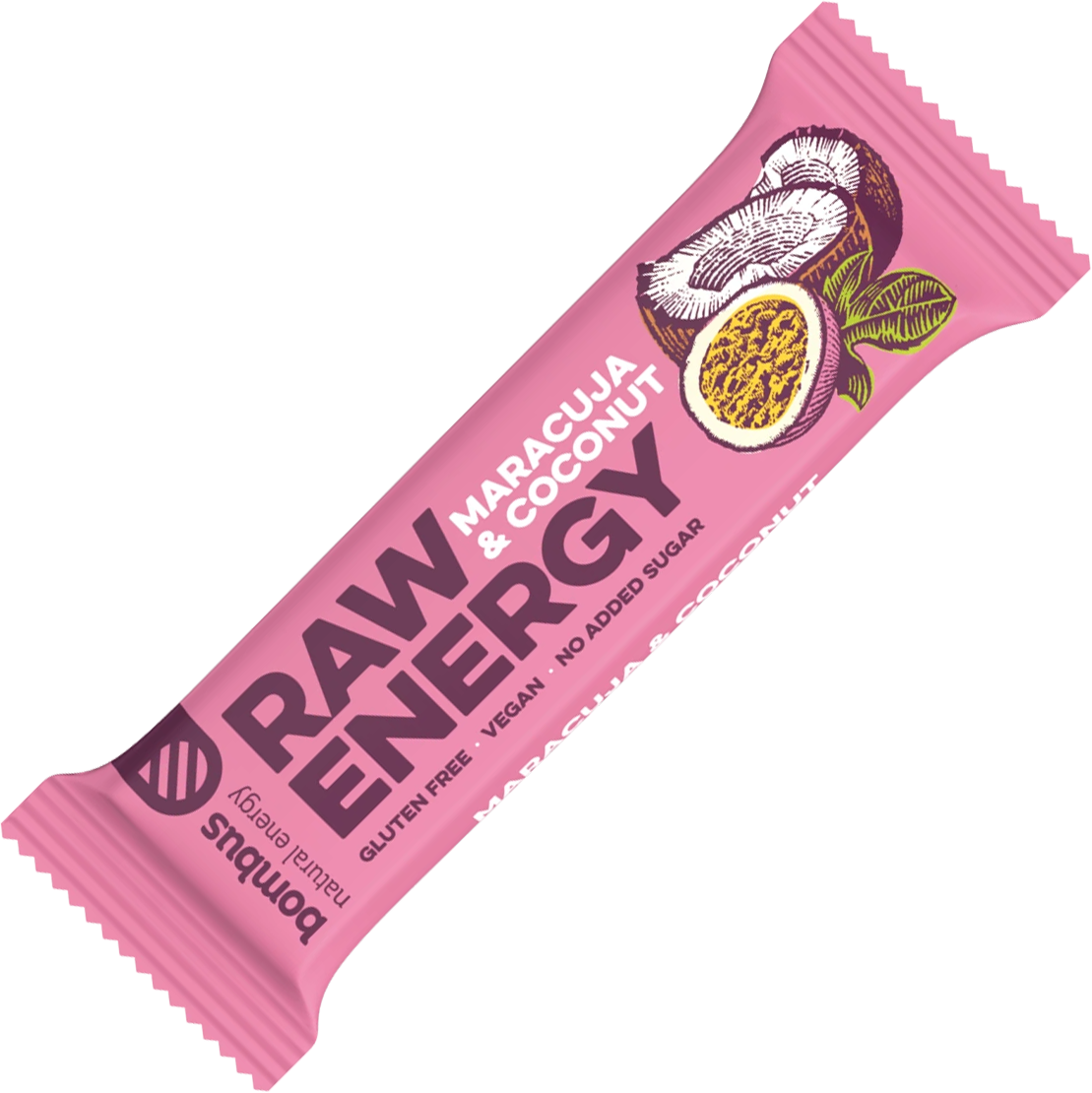 Bombus Raw Energy 50 G Kakao-kakaové Boby