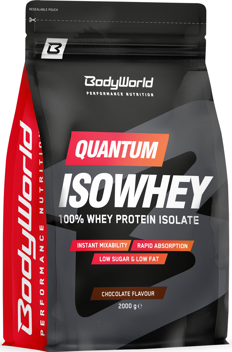 BodyWorld Quantum IsoWhey 2000 g Vanille.