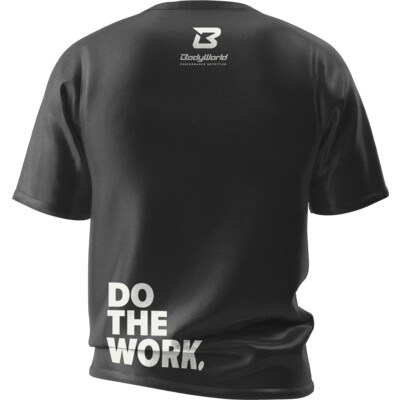 BodyWorld Men's T-shirt Do The Work svart