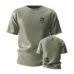 BodyWorld Men's T-shirt Do The Work khaki