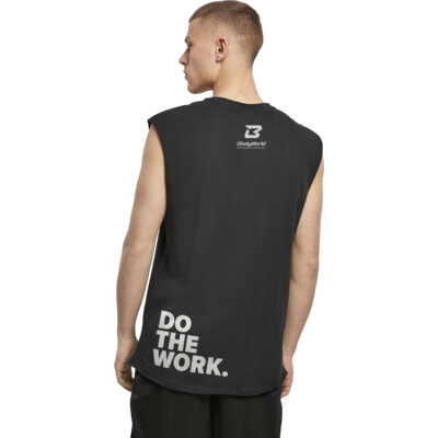 BodyWorld Men's Sleeveless T-shirt Do The Work black