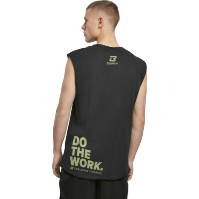 BodyWorld Men's Sleeveless T-shirt Do The Work black