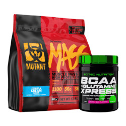 Mutant Mutant Mass 2270 g + Scitec Nutrition BCAA + Glutamine Xpress 300 g