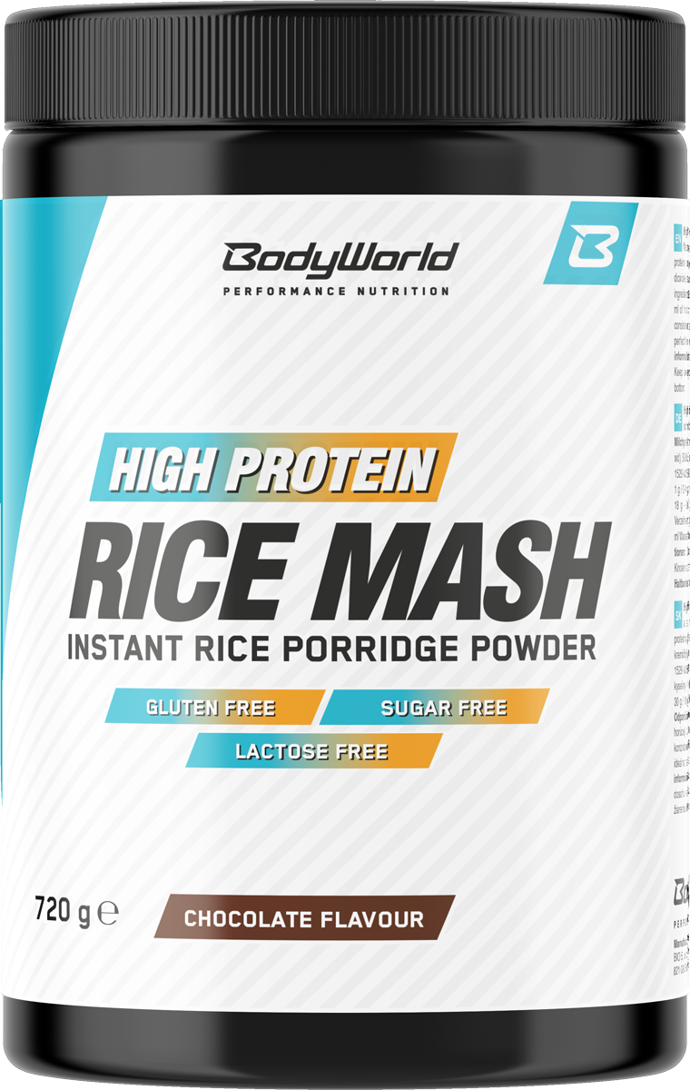 BodyWorld High Protein Rice Mash 720 G Gesalzene Karamell-Mandeln