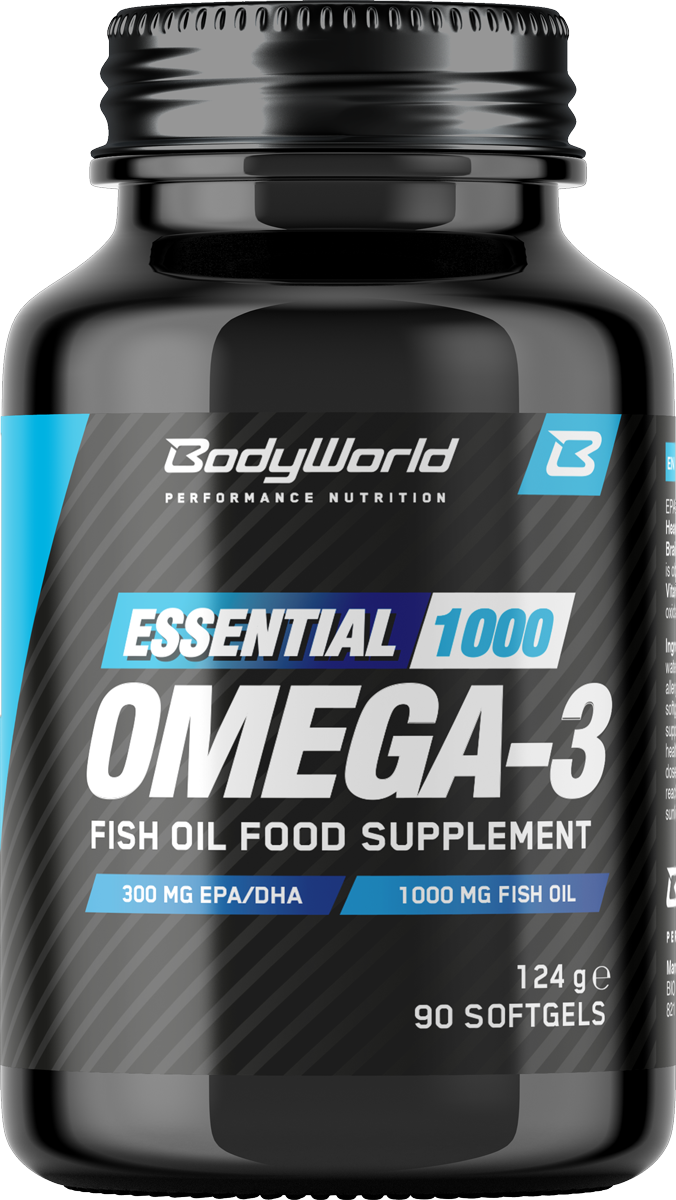 BodyWorld Essential Omega-3 1000 Mg 90 Capsules