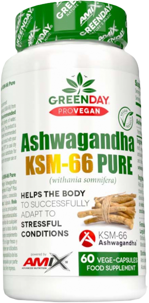 Amix GreenDay ProVegan Ashwagandha KMS-66 Pure 60 Capsules