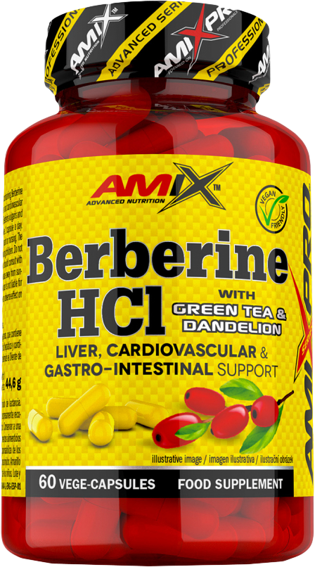 Amix Berberine HCl 60 Kapseln