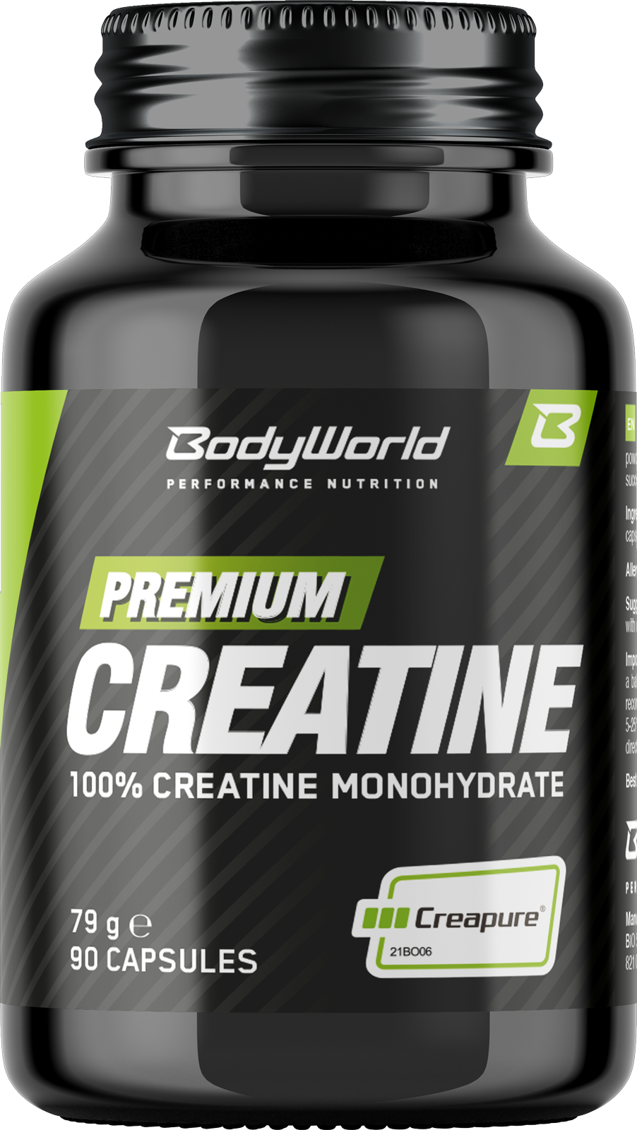 BodyWorld Creatine (Creapure®) 90 Gélules