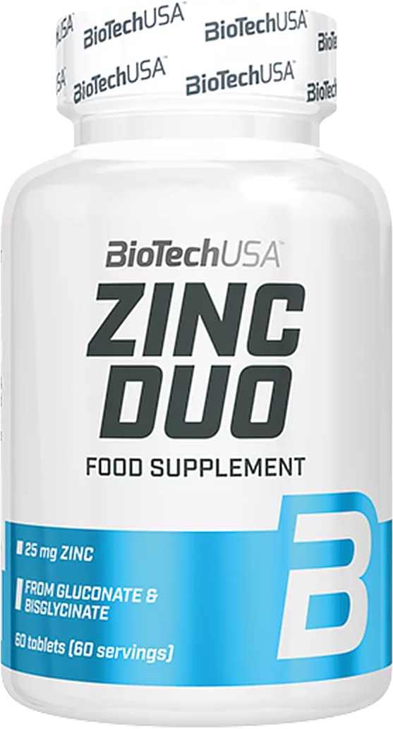 BioTech USA Zinc Duo 60 Tablets