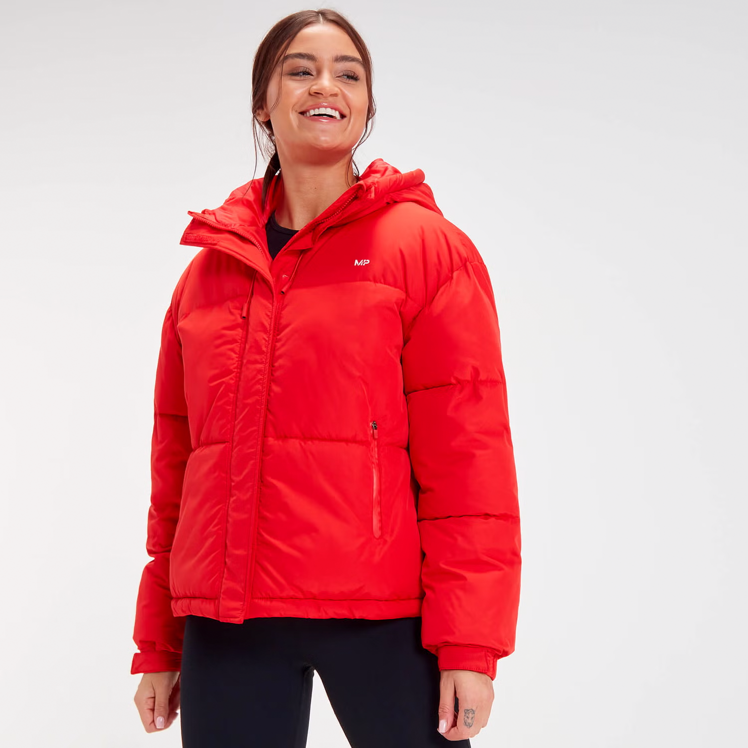 MyProtein Women's Outerwear Puffer Jacket danger M.