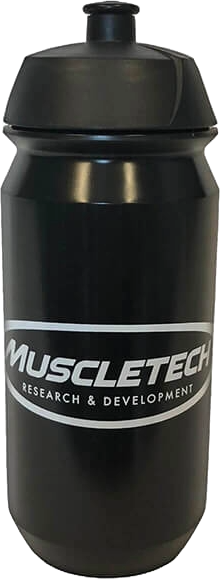 MuscleTech Squeeze Water Bottle 500 Ml Schwarz