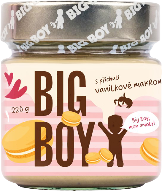 Big Boy Vanilla Macaroon 220 G Vanilla Macaroon