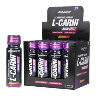 BodyWorld L-Carnitine 3000 Shot 12 x 80 ml