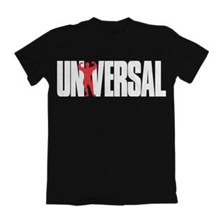 Universal Universal Logo Tee schwarz