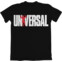 Universal Universal Logo Tee schwarz