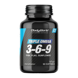 BodyWorld Omega 3-6-9 90 kapsler