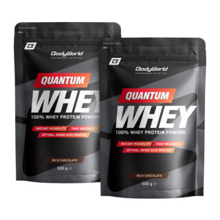 BodyWorld Quantum Whey Protein 2 x 500 g