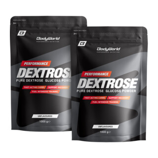 BodyWorld Dextrose Glucose 2 x 1000 g