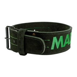 MadMax Suede Single Prong Belt MFB-301 črna