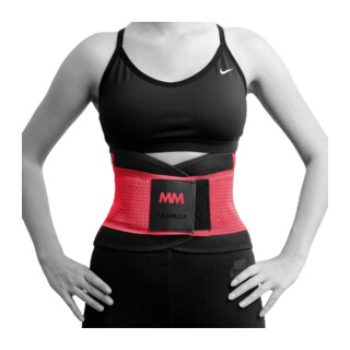 MadMax Slimming Belt MFA-277 μαύρο / κόκκινο ρουμπινί