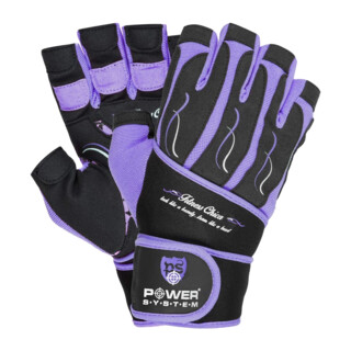 Power System Ladies Gloves Fitness Chica PS 2710 negro-morado