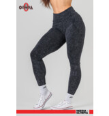 Nebbia Washed High Waisted Leggings GYM WARRIOR 776 black