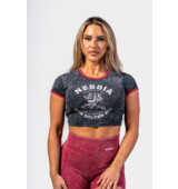 Nebbia Washed Crop Top GOLDEN AGE 782 svart