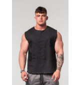 Nebbia Washed-off Tank Top BEASTIN’ 361 črna