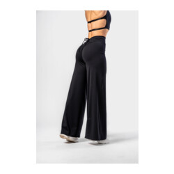 Nebbia Deni x NEBBIA High-waist Flared Pants 312 black