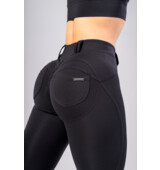Nebbia Bubble Butt Pants 2.0 MAXIMUM PUSH-UP 306 black
