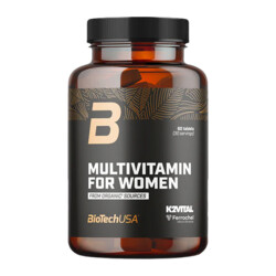 BioTech USA Multivitamin For Women From Organic Sources 60 comprimés