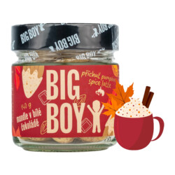Big Boy Almonds in white chocolate with pumpkin spice latte flavour 140 g