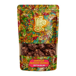 LifeLike Chocolate Crunchies Granola Protein Malina 250 g